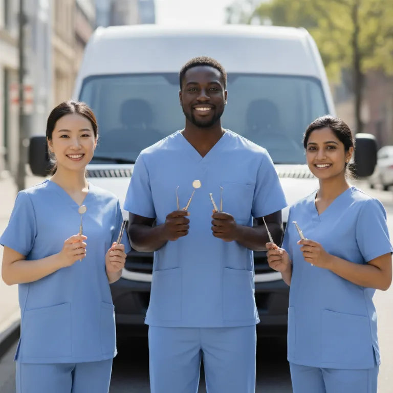 Dentist team in Irving Park